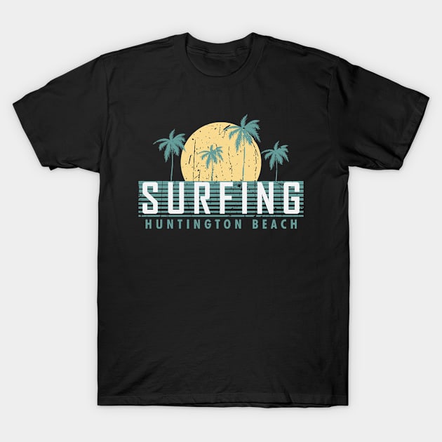 Huntington Beach surf T-Shirt by SerenityByAlex